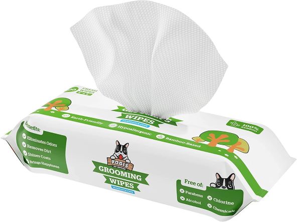 Pogi's Dog Grooming Wipes for Cleaning and Deodorizing