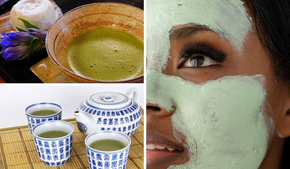 You Won't Believe How Easy & Effective This Secret Celeb Approved DIY Green Tea Face Mask Is! Thewellthione