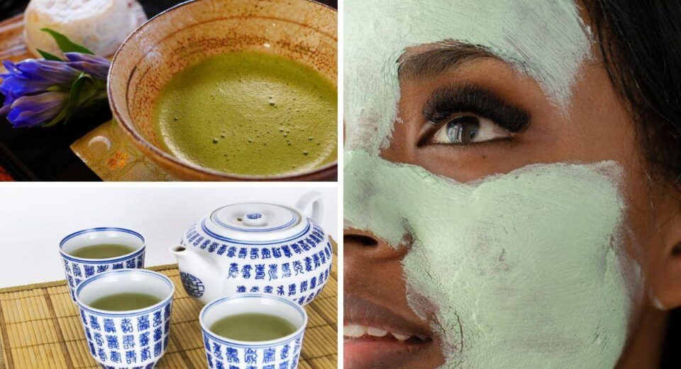 You Won't Believe How Easy & Effective This Secret Celeb Approved DIY Green Tea Face Mask Is! Thewellthione