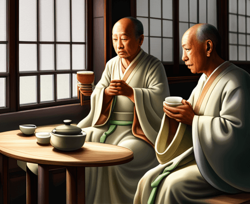 Japanese monks discovered that green tea would allow them to stay alert during long meditations. 