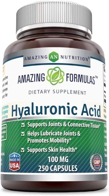 Amazing Formulas Hyaluronic Acid 100 mg Capsules The Wellthieone
