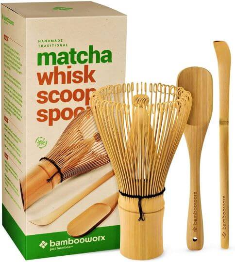 BambooWorx Matcha Whisk Set - Matcha Whisk The Wellthieone