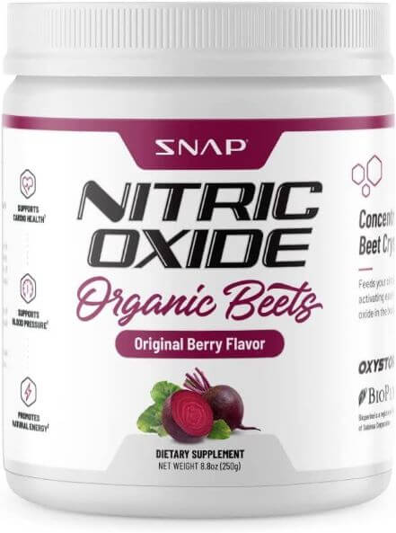 Beet Root Powder Organic - Nitric Oxide Beets by Snap Supplements TheWellthieone