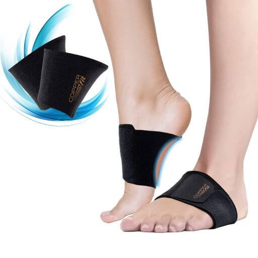 Copper Fit Health Unisex Arch Relief Plus with Built-In Orthotic Support TheWellthieone