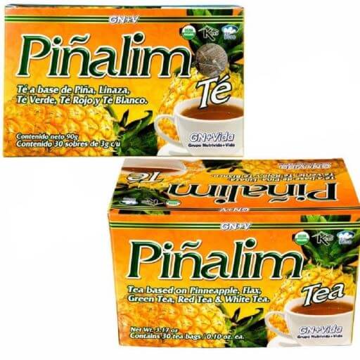 GN + VIDA Pinalim Tea Detox Tea Fat Burning Pineapple Based Tea Containing Red Tea TheWellthieone