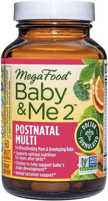 MegaFood Baby & Me 2 Postnatal Multi - Postnatal Multivitamin