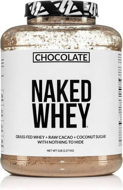 Naked Whey Chocolate Protein - All Natural Grass Fed Whey Protein Powder TheWellthieone
