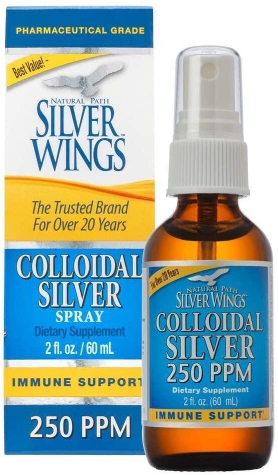 Natural Path Silver Wings Colloidal Silver 250ppm Spray TheWellthieone
