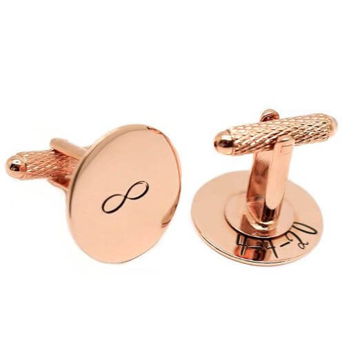Personalized Copper or Bronze Cufflinks TheWellthieone