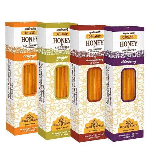 Super Honey - Organic Turmeric Honey Sticks TheWellthieone