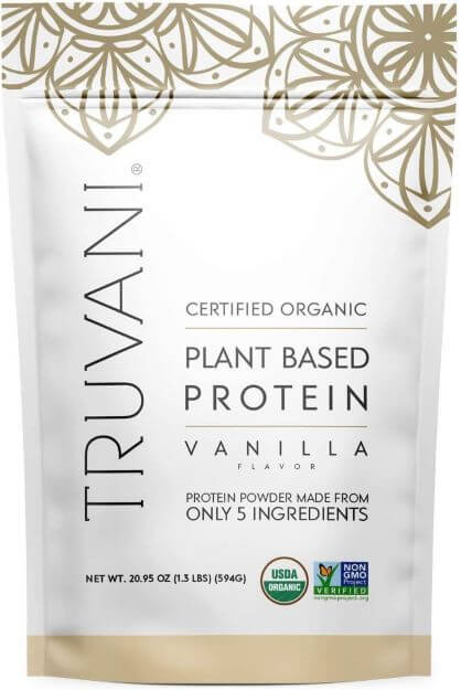 Truvani Plant Based USDA Certified Organic Protein Powder TheWellthieone