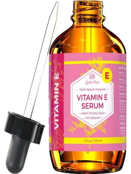 Vitamin E Oil Serum by Leven Rose 100% Pure Organic