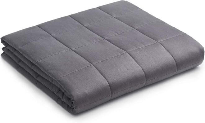 YnM Weighted Blanket Heavy 100% Oeko-Tex Certified Cotton Material TheWellthieone