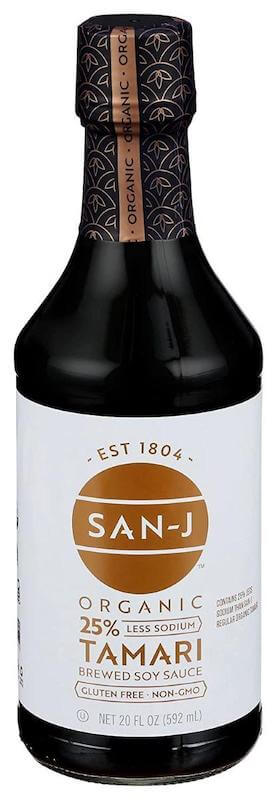 San J International, Organic Reduced Salt Tamari Brewed Soy Sauce