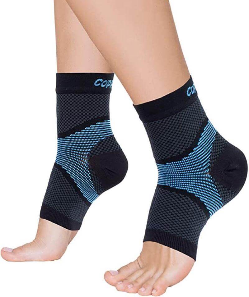 Copper Fit ICE Plantar Fasciitis Compression Ankle Sleeve