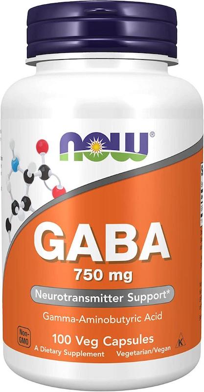 NOW Supplements GABA 750 mg