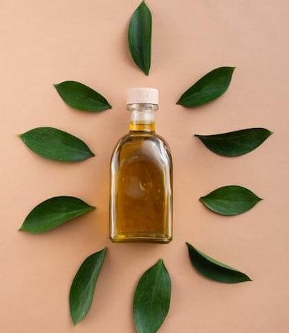 Tea tree oil is good for skin health and helping with a fever.