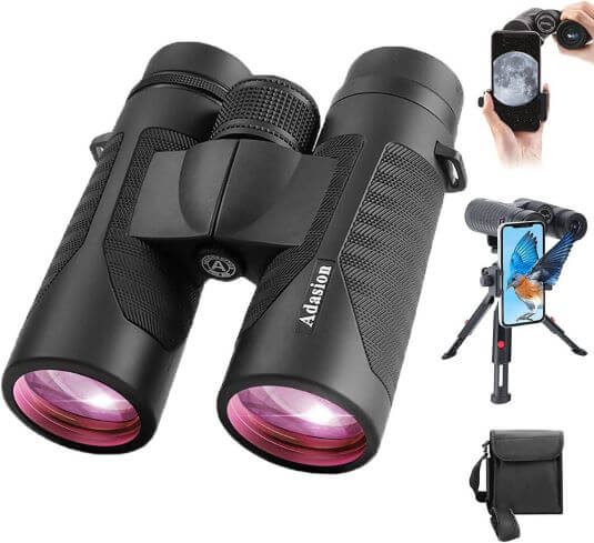 Adasion 12x42 High Definition Binoculars for Adults TheWellthieone