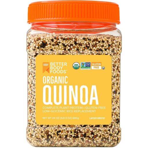 BetterBody Foods Organic Quinoa, Vegan, Complete plant protein TheWellthieone