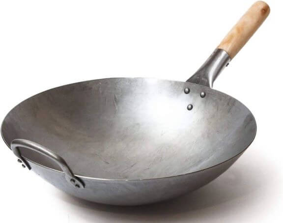 Craft Wok Traditional Hand Hammered Carbon Steel Pow TheWellthieone