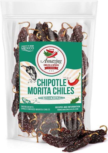 Dried Chipotle Morita Chile Peppers TheWellthieone