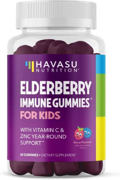 Elderberry Gummies for Kids with Zinc & Vitamin C TheWellthieone