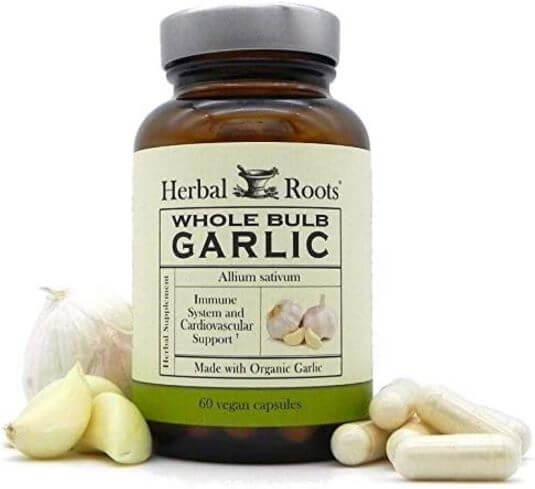 Herbal Roots Organic Whole Bulb Garlic Pills TheWellthieone