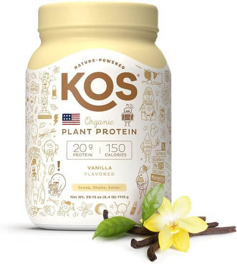 KOS Organic Plant Based Protein Powder TheWellieone