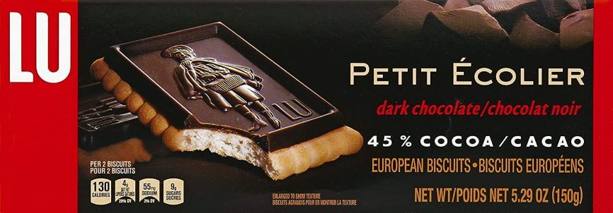 Lu Petit Ecolier European Dark Chocolate Biscuit Cookies TheWellthieone