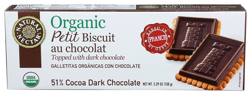 NATURAL NECTAR Organic Dark Chocolate Biscuits TheWellthieone
