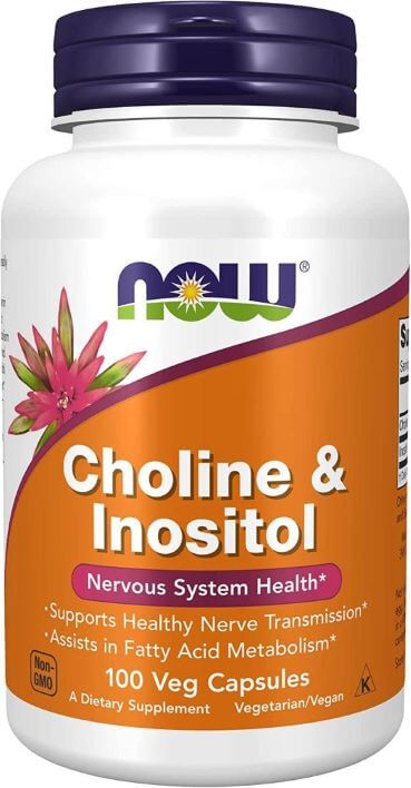 NOW Supplements, Choline & Inositol 500 mg TheWellthieone