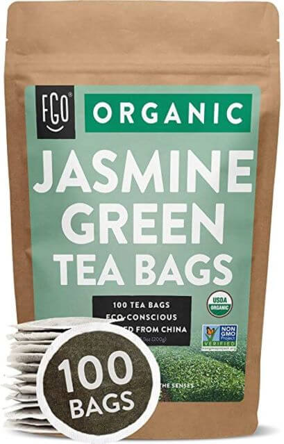 Organic Jasmine Green Tea Bags TheWellthieone
