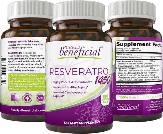 Purely Beneficial Resveratrol1450 TheWellthieone