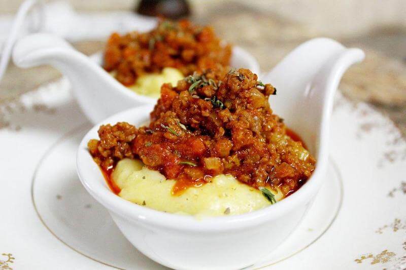 Try meat sauce with ground fennel on top of mashed potatoes!