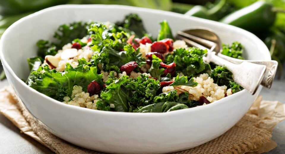 How to massage Kale for the Best Kale Salad You’ve Ever Had! TheWellthieone