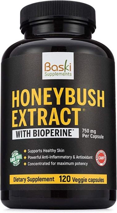 Baski Supplements Natural Honeybush Extract Pill Treatment for Acne