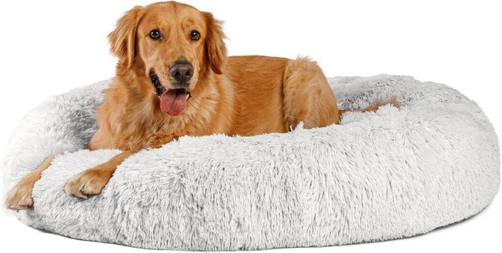 Best Friends by Sheri The Original Calming Donut Cat and Dog Bed in Lux Fur TheWellthieone