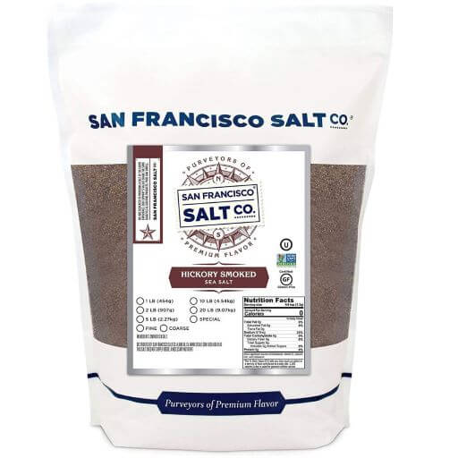 Hickory Smoked Sea Salt 2 lb