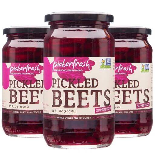 Pickerfresh Pickled Beets 16 Oz, Pack of 3 TheWellthieone