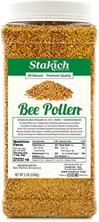 Stakich Bee Pollen 5 Pound