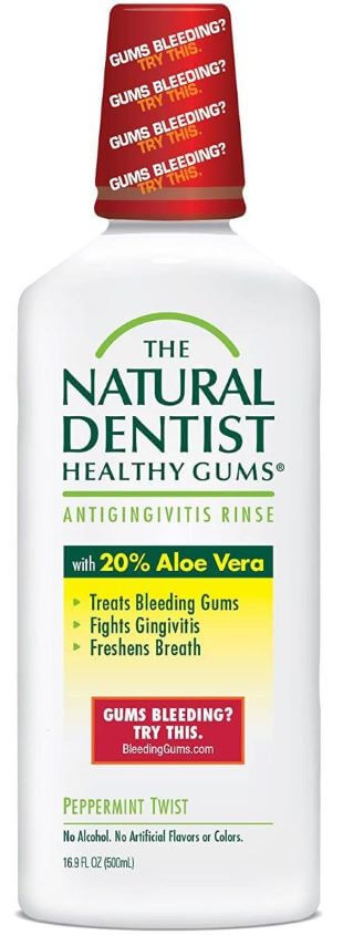 The Natural Dentist Healthy Gums Mouth Wash, Peppermint Twist Flavor TheWellthieone