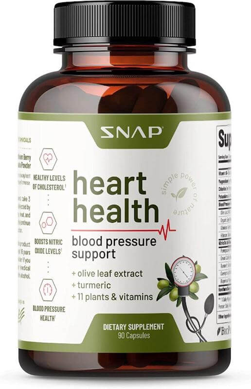 Heart Health Blood Pressure Supplement – Garlic and Herbs to Lower Blood Pressure Naturally