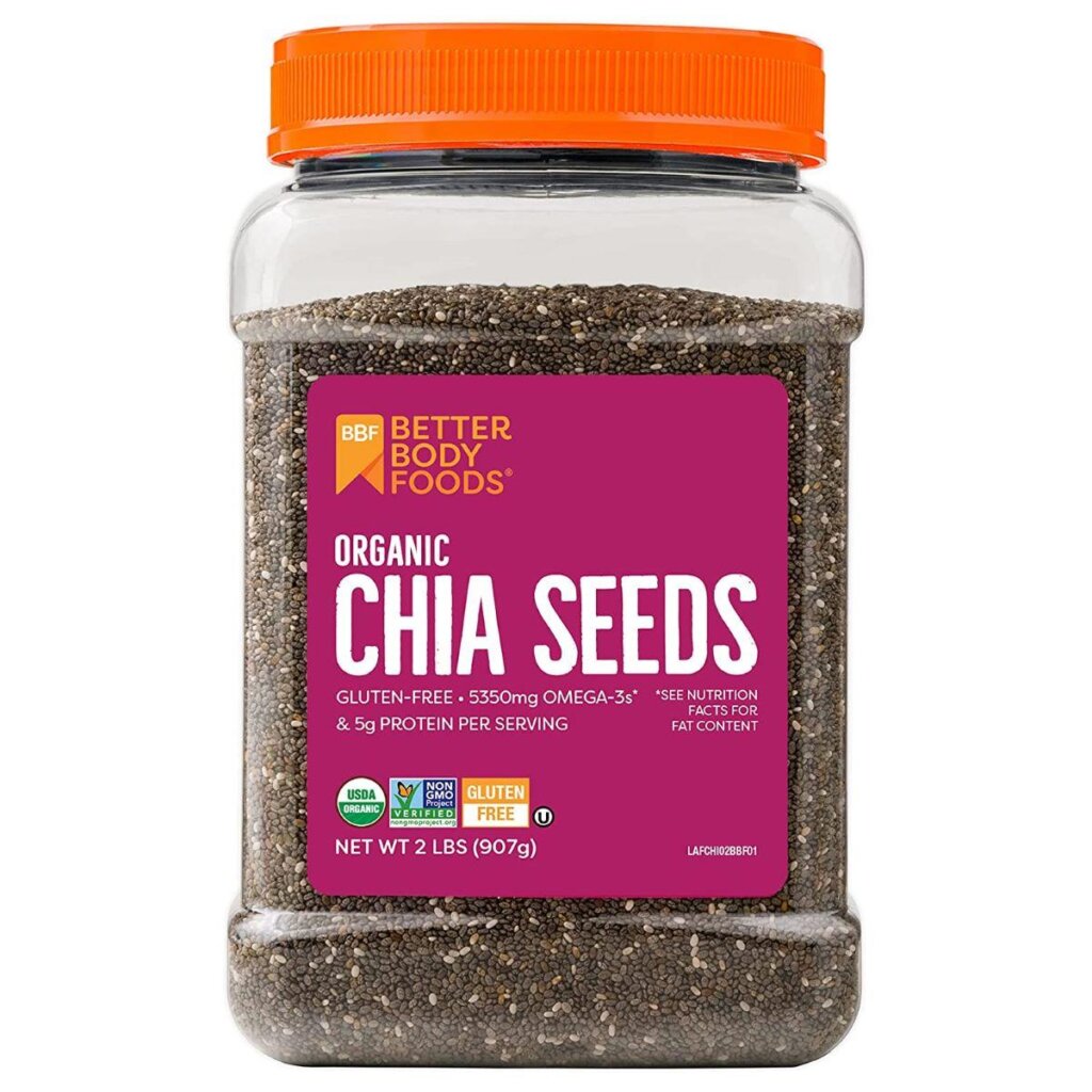terBody Foods Organic Chia Seeds