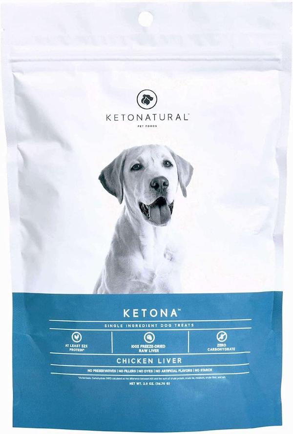 Ketona Zero Carb Chicken Liver Dog Treats