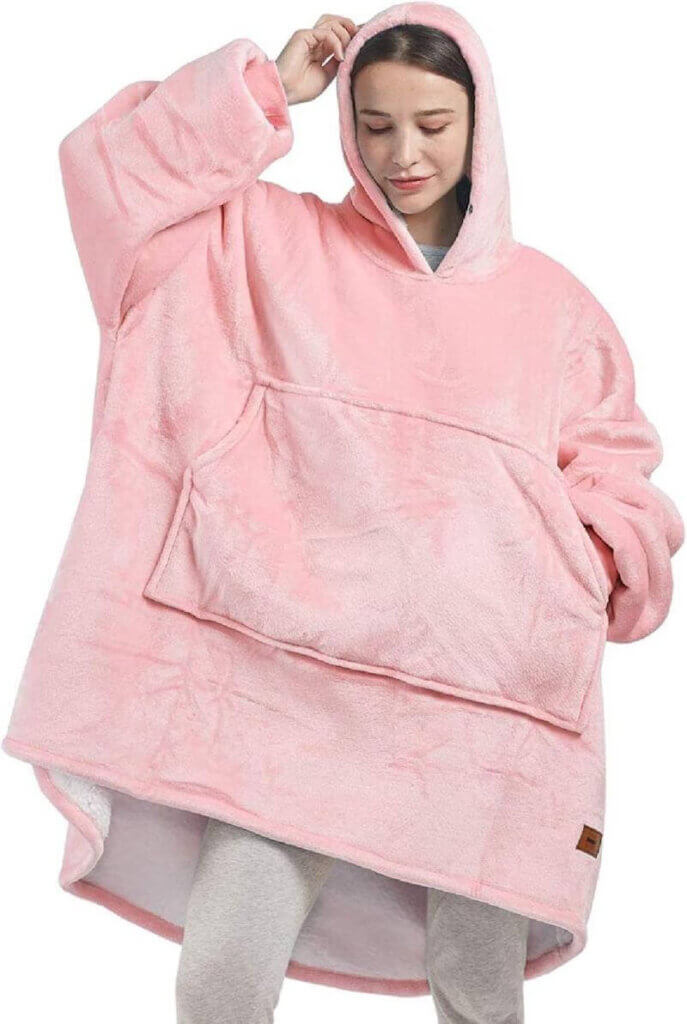 Degrees Of Comfort Wearable Blanket Hoodie for Women