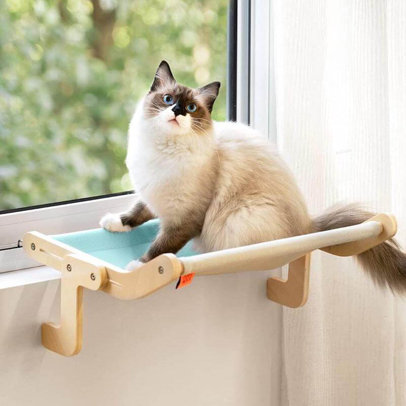 Mewoofun Cat Window Perch Cat Hammock Window Seat