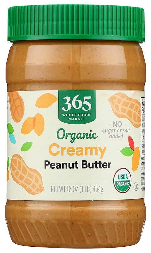 Peanut Butter Unsweetened & No Salt Organic