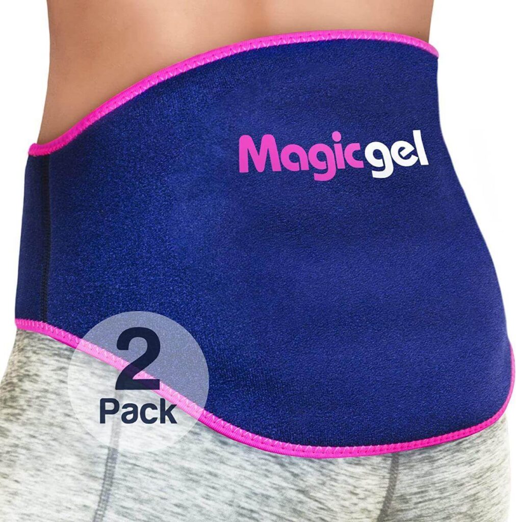 Magic Gel Ice Pack for Back Pain Relief for Hot or Cold Therapy