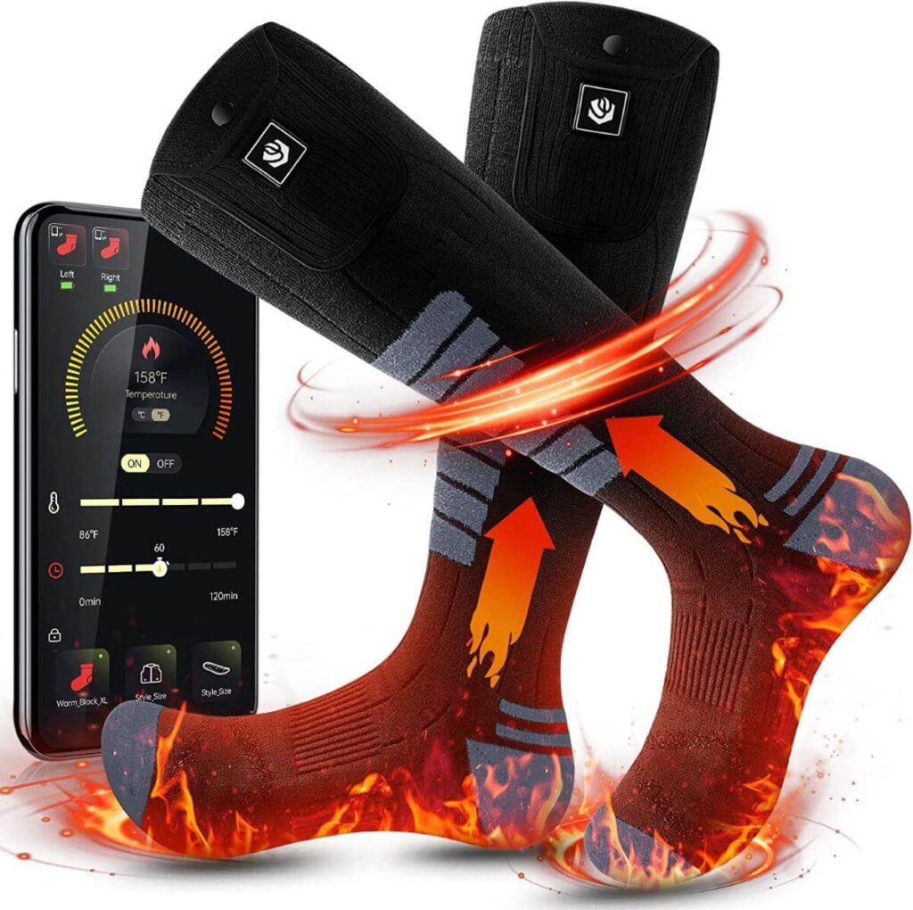 Heated Socks Upgraded Rechargeable Washable