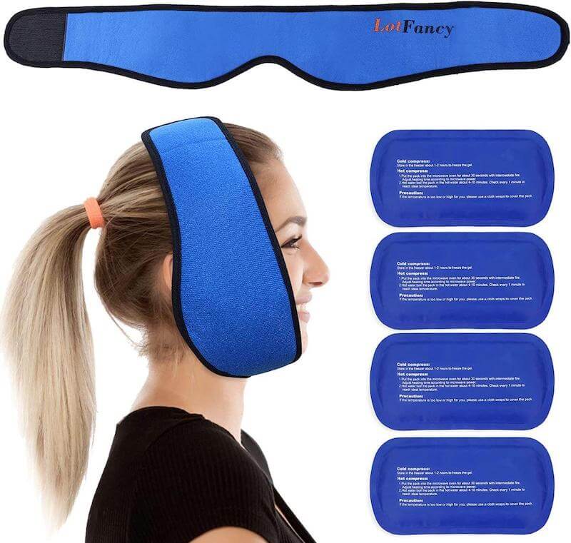 LotFancy Face Ice Pack Wrap